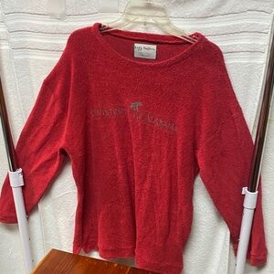 Red Cozy Pullover Sweater Univ Of Alabama BD2-22